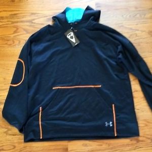 Under armour hoodie button top